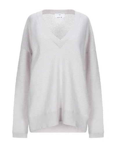 Allude Cashmere Blend In Light Grey