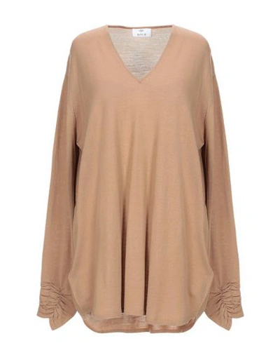 Allude 套衫 In Camel