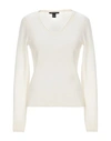 Armani Exchange Sweaters In Ivory