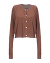 Les Copains Cardigans In Brown