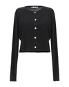 LES COPAINS LES COPAINS WOMAN CARDIGAN BLACK SIZE L VISCOSE, POLYAMIDE,39987290IR 6