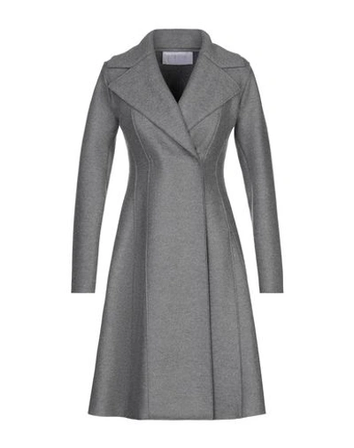 Harris Wharf London Coat In Grey