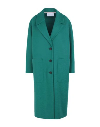 Harris Wharf London Coat In Green