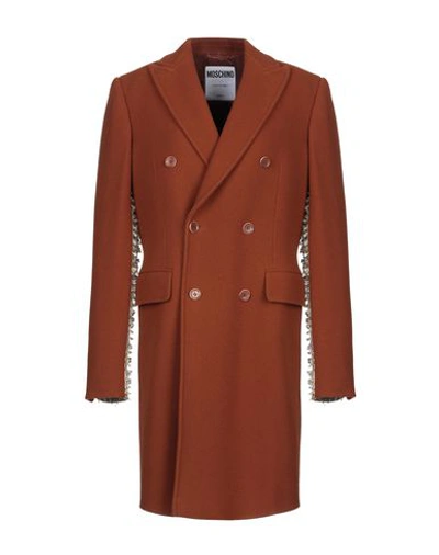Moschino Coat In Rust