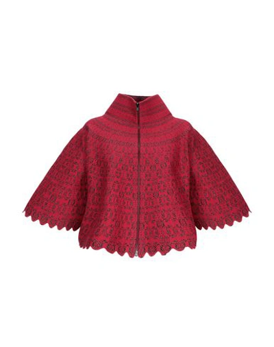 Alaïa Jacket In Brick Red