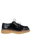 Tod's Woman Lace-up Shoes Black Size 5.5 Leather