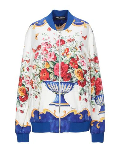 Dolce & Gabbana Bomber In Ivory