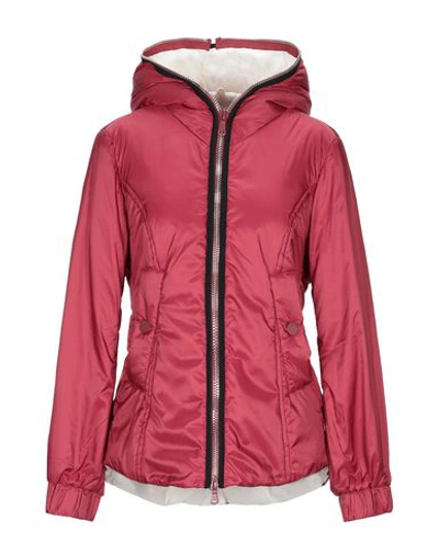 Geospirit Down Jacket In Red