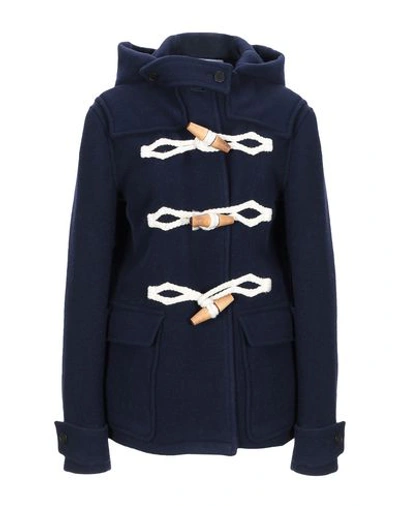 Jw Anderson Coat In Dark Blue