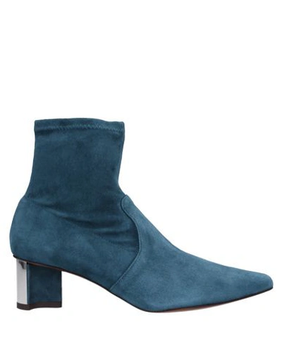Clergerie Ankle Boot In Deep Jade