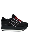 Hogan Platform Sneakers In Black