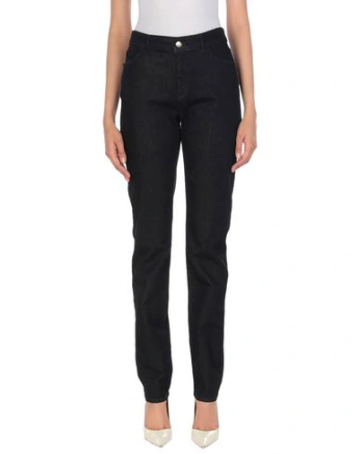 Emporio Armani Denim Pants In Blue