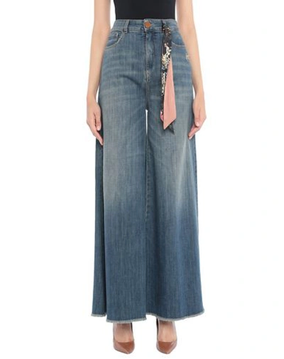 Alysi Denim Pants In Blue