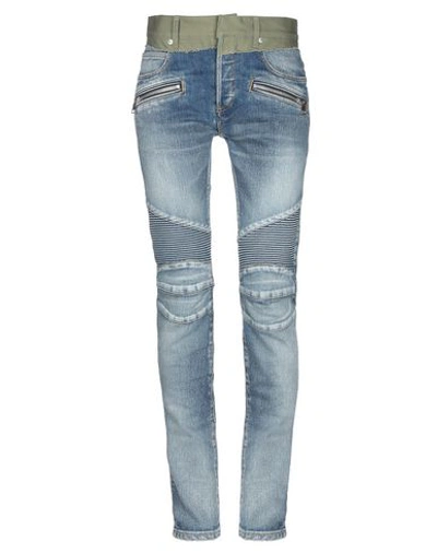 Balmain Denim Pants In Blue