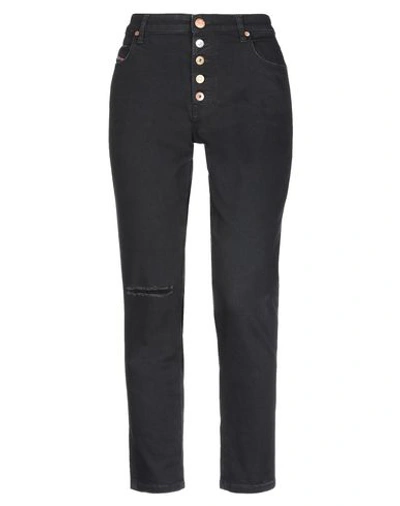 Diesel Denim Pants In Black