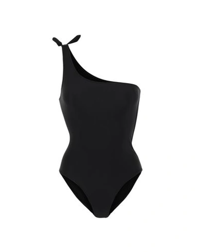 Bower One-piece Swimsuits In Black