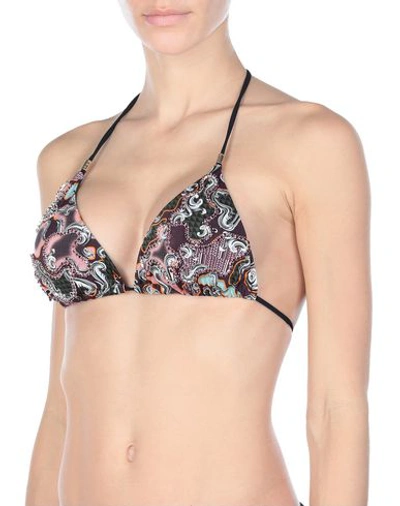 Versace Bikini In Dark Purple