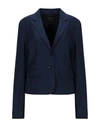 Atos Lombardini Blazer In Dark Blue