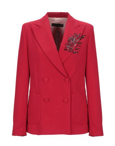 Alessandro Dell'acqua Blazer In Red