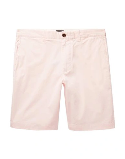 Jcrew Slim-fit Cotton-blend Twill Shorts In Light Pink
