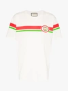 GUCCI GG BAND PRINT COTTON T-SHIRT,565806XJBAR14020512