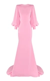 ALEX PERRY DAVIS CREPE GOWN,759689