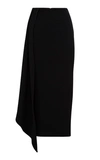 ALEX PERRY KEENE ASYMMETRIC CADY MIDI SKIRT,759710