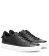 GIVENCHY URBAN STREET LEATHER SNEAKERS,P00409866
