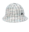 MAISON MICHEL MARA CHECKED TWEED HAT,P00405131