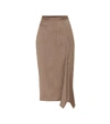 MAX MARA FEDORA STRIPED WOOL PENCIL SKIRT,P00398026