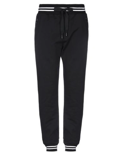 Dolce & Gabbana Drawstring Jogger Pants In Black