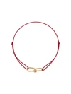 ANNELISE MICHELSON ANNELISE MICHELSON WIRE CORD BRACELET - RED