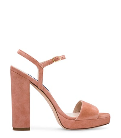 Stuart Weitzman The Sunray In Desert Rose Suede