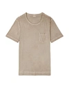 Massimo Alba T-shirts In Khaki