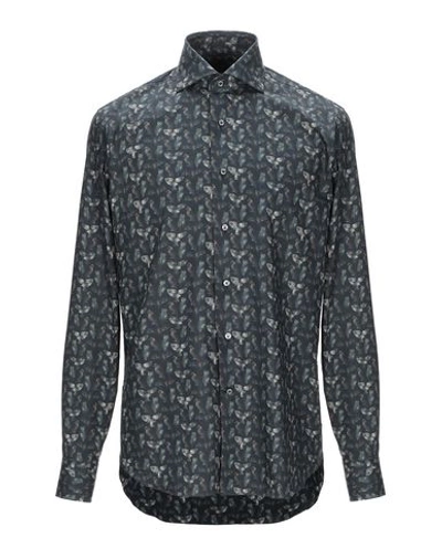 Alessandro Gherardi Patterned Shirt In Grey
