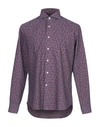 Alessandro Gherardi Patterned Shirt In Mauve