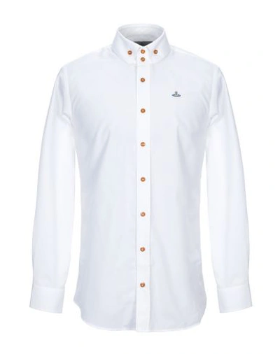 Vivienne Westwood Solid Color Shirt In White