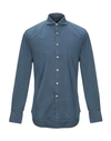 Alessandro Gherardi Solid Color Shirt In Blue
