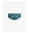 CHANTELLE ORANGERIE MESH AND LACE HIPSTER BRIEFS