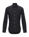 Manuel Ritz Solid Color Shirt In Black