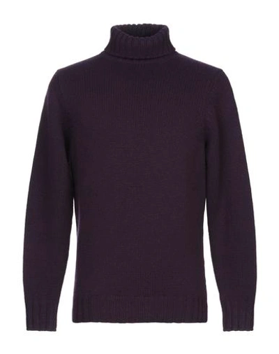 Drumohr Turtlenecks In Dark Purple