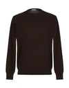 Cruciani Sweaters In Cocoa
