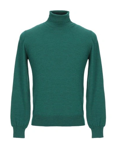 Gran Sasso Turtleneck In Emerald Green