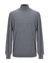 Gran Sasso Turtlenecks In Steel Grey