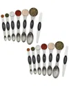 1947 Kitchen 14pc Stackable Magnetic Measuring Spoons Set In White