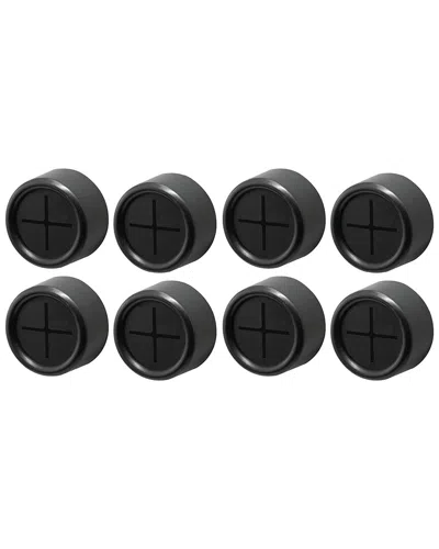 1947 Kitchen 8-pack Multi-purpose Portable Towel Hooks In Black