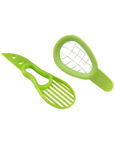 1947 Kitchen Set Of Three 3-in-1 Avocado Cutter In Green