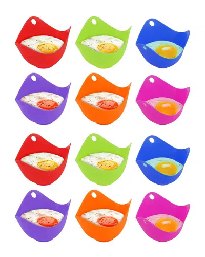 1947 Kitchen Pack Of 2 Silicone Egg Poaching Cups In Multi