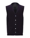 Drumohr Cardigan In Dark Purple