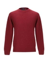 Drumohr Sweaters In Brick Red